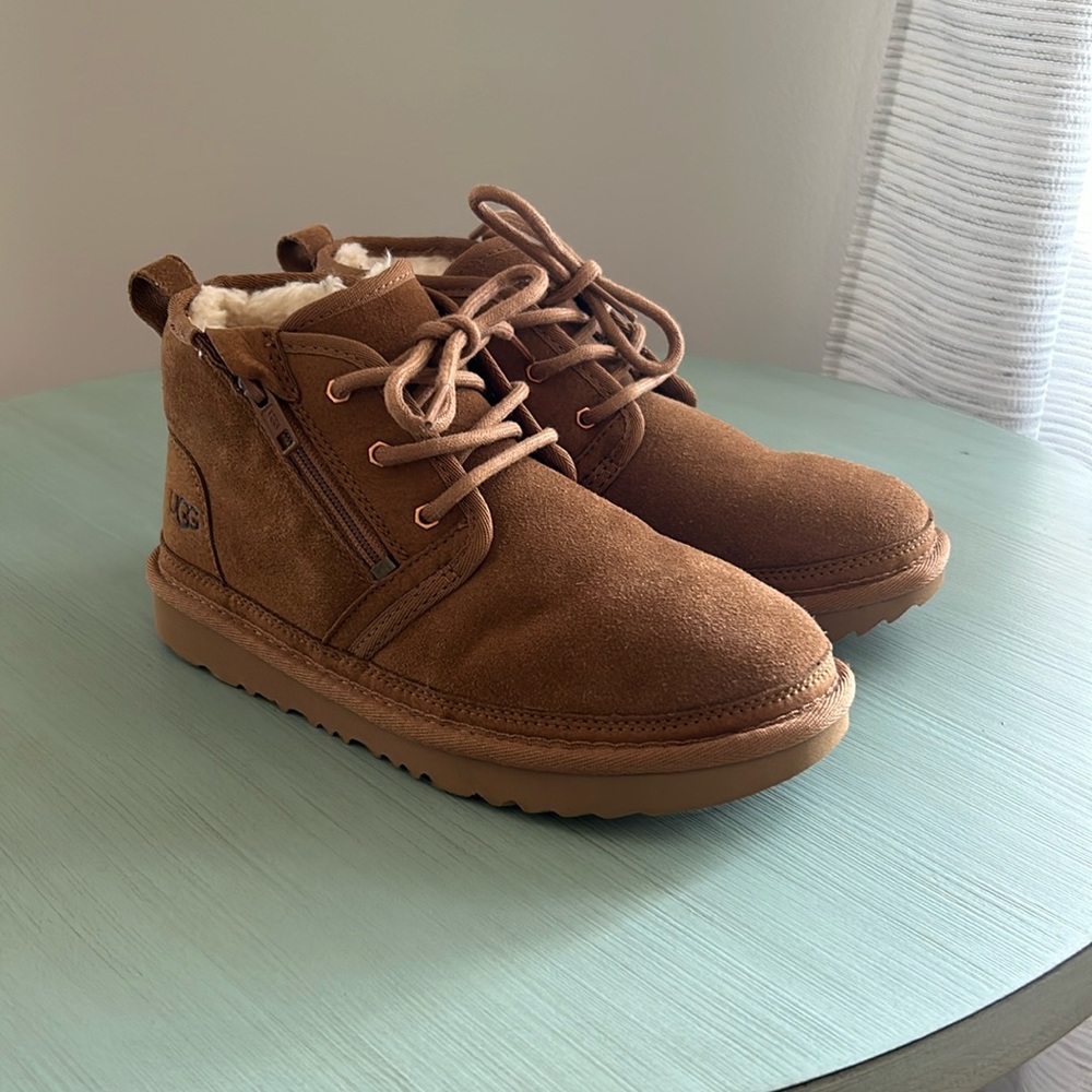 Authentic UGG Neumel Zip Big Kid Boots - Very gently used, worn indoors only